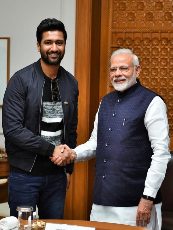 Vicky Kaushal with PM Narendra Modi