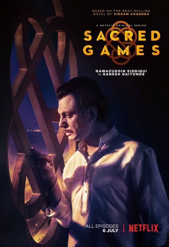 Sacred Games- Nawazuddin Siddiqui as gangster Ganesh Gaitonde
