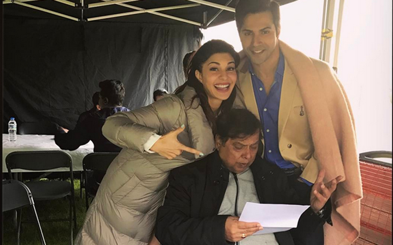 Jacqueline Fernandez, Varun Dhawan, David Dhawan
