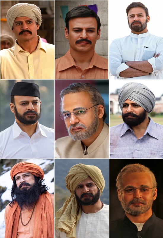 Vivek Anand Oberoi 's looks as in PM Narendra Modi