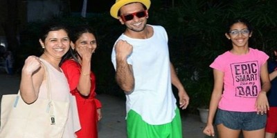 Ranveer Singh's Women's Day celebration