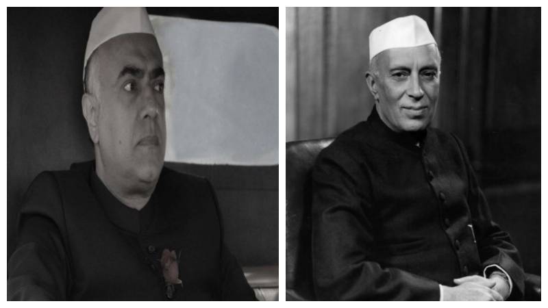 Rajit Kapur as Jawaharlal Nehru and Pundit Jawaharlal Nehru