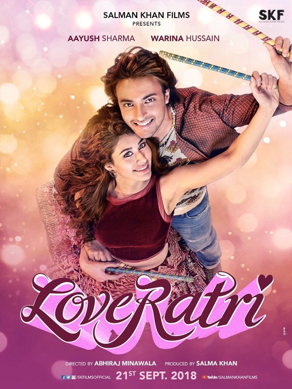 Aayush Sharma and Warina Hussain's Loveratri first Poster