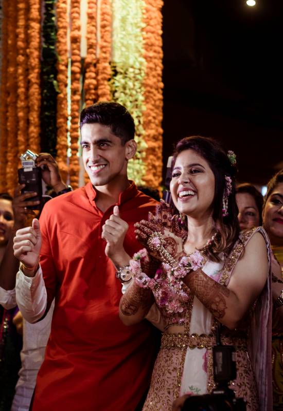 Shweta Tripathi and Chaitanya Sharma at their Ring Ceremony