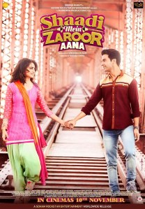 Shaadi Main Zaroor Aana First Poster, Rajkummar Rao, Kriti Kharbanda