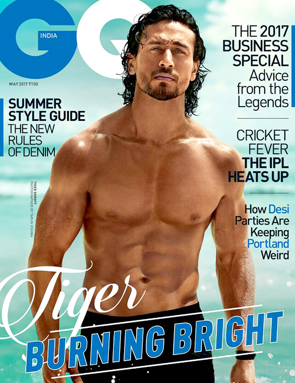 Tiger Shroff, GQ- Magazine cover 