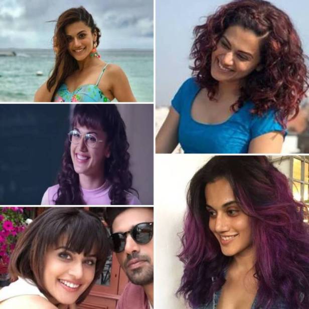 Taapsee Pannu in Different hair styles