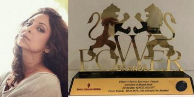 Shefali Shah bags Best Actor-Female Award for ‘Once Again’