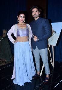 Gurmeet Choudhary with wife Debina Bonnerjee at Paltan Musical Night