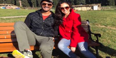 Amruta Khanvilkar, Vicky Kaushal on sets of Raazi