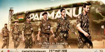 John Abraham, Diana Penty, Boman Irani in Parmanu- The Story of Pokhran Poster