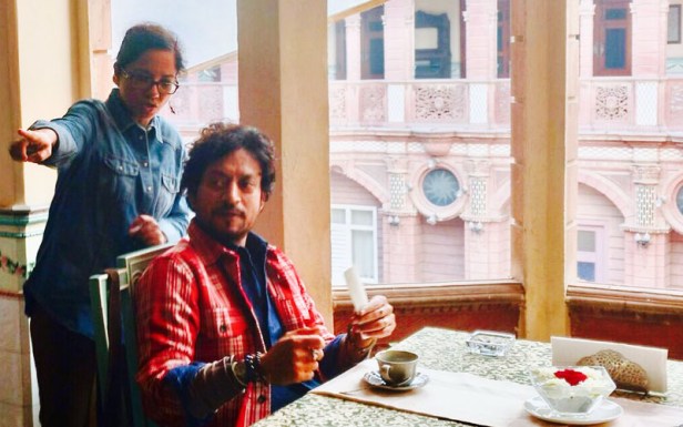 Irrfan Khan with Tanuja Chandra Qarib Qarib Singlle