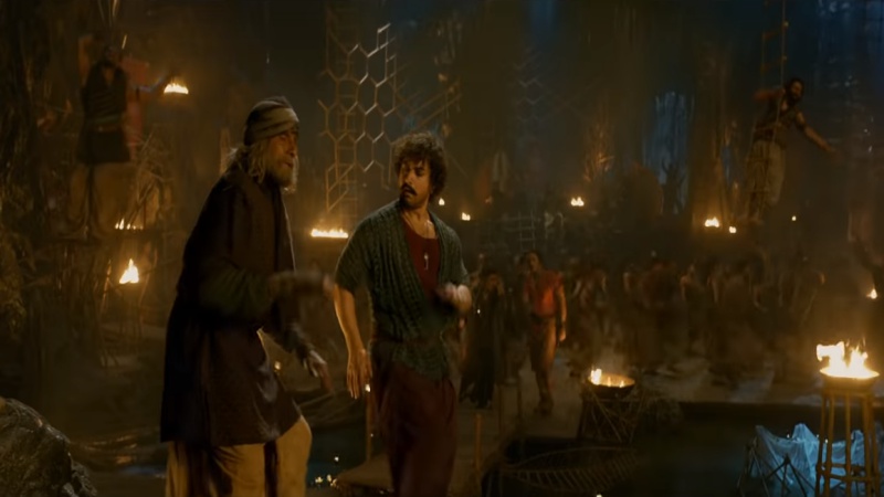 Amitabh Bachchan and Aamir Khan dance on Vashmalle song in Thugs Of Hindostan