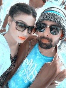 Rahul Bagga and Shrashti Maheshwari on sets of Shaadi Teri Bajayenge Hum Band!