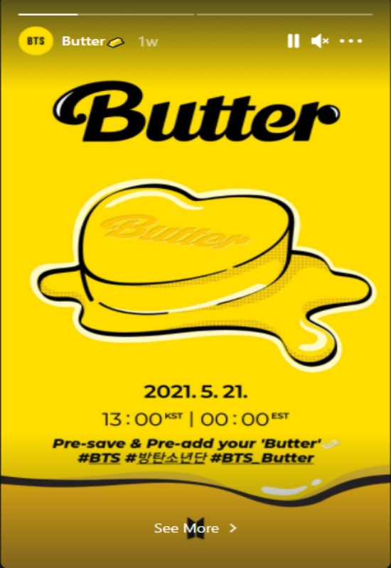 Butter from BTS