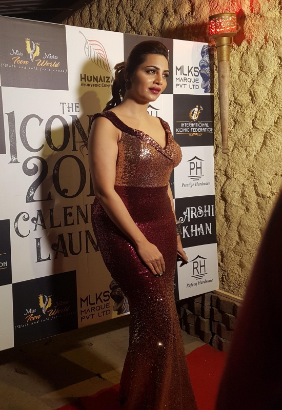 Arshi Khan at 2019 The Iconic Calendar Launch