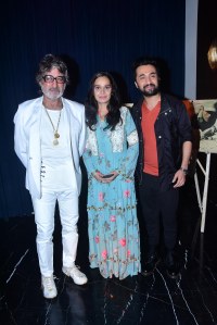 Siddhant Kapoor with father Shakti Kapoor and mother Shivangi Kolhapure at Paltan Musical Night