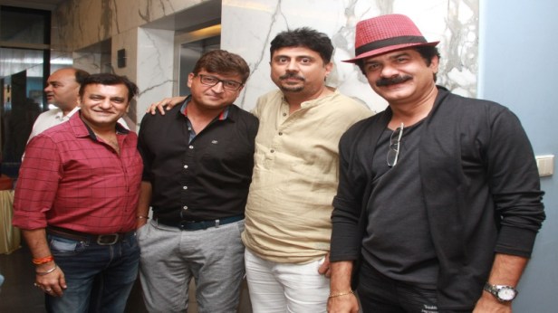Paresh Ganatra, Aatish Kapadia, umesh Shukla and Jamnadas Majethia at special screening of 102 Not Out