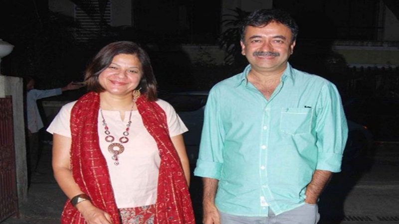 Rajkumar Hirani with wife Manjeet Hirani