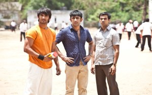 Sushant Singh Rajput, Amit Sadh, Rajkummar Rao on sets of Kai Po Che