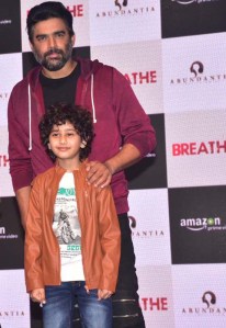 R Madhvan with Atharva Vishwakarma