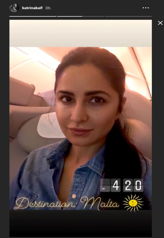 Katrina Kaif leaving for Malta