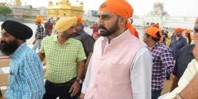 Abhishek Bachchan at Golden Temple