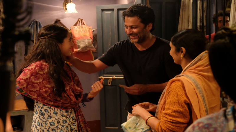 Sara Ali Khan and Abhishek Kapoor on sets of Kedarnath