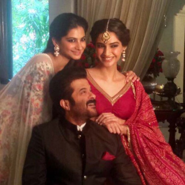 Rhea Kapoor, Anil Kapoor, Sonam Kapoor