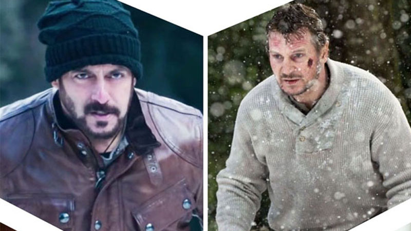 Liam Neeson in The Grey; Salman Khan in Tiger Zinda Hai