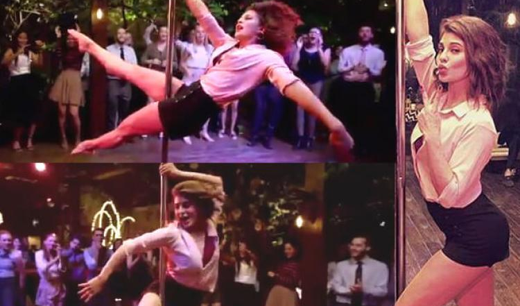 Jacqueline Fernandez Pole Dancing