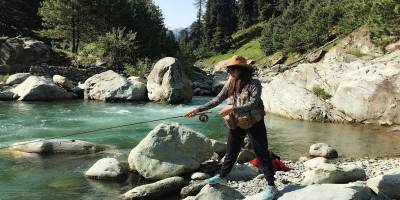 Chitrangda Singh on Trek vacation to Kashmir