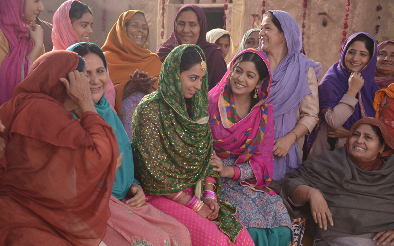 Kapil Sharma's mother Janak Rani (Extreme right - Grey Shawl)