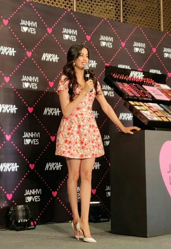 Janhvi Kapoor at the launch of Nykaa