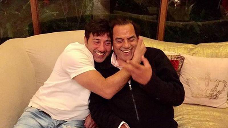 Sunny Deol and Dharmendra