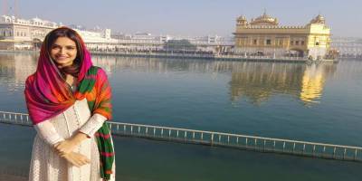 Kriti Kharbanda at Goldan Temple