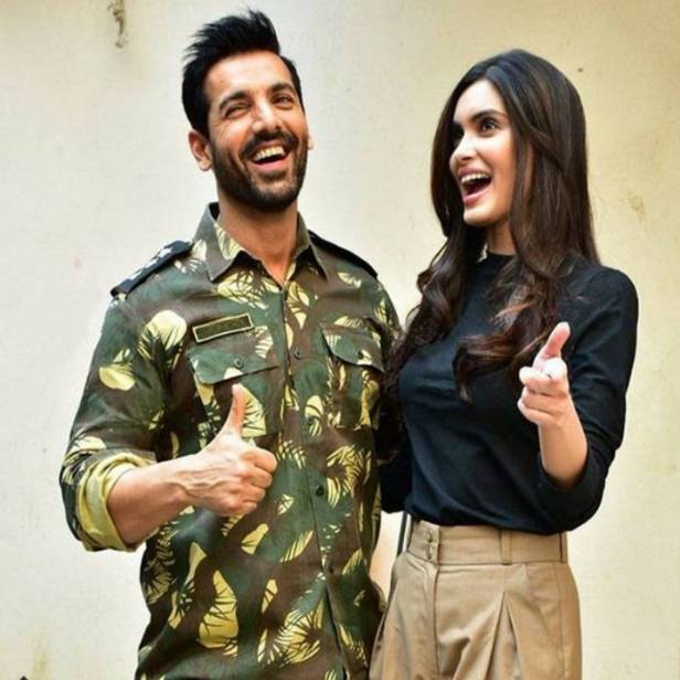 John Abraham, Diana Penty on sets of Parmanu- The Story of Pokhran