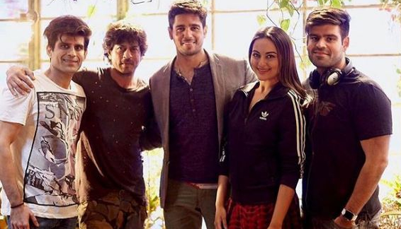 Juno Chopra, Shah Rukh Khan, Sidharth Malhotra, Sonakshim Sinha, Abhay Chopra