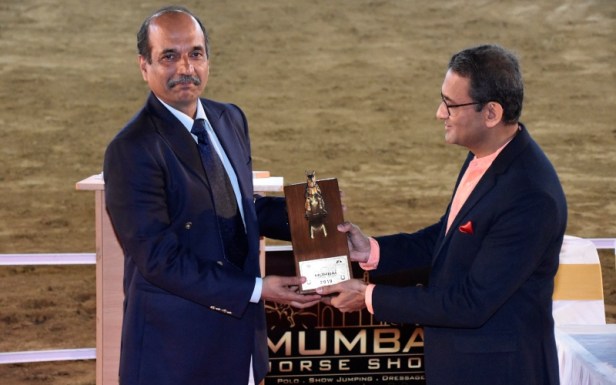 L-R- Lt Gen A Ambre ,PVSM,AVSM,SM,Quater Master General and President of Equestrian Fedration and Shyam Mehta- President Of Amateur Riders Club