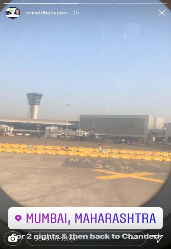 Shraddha Kapoor Instagram live