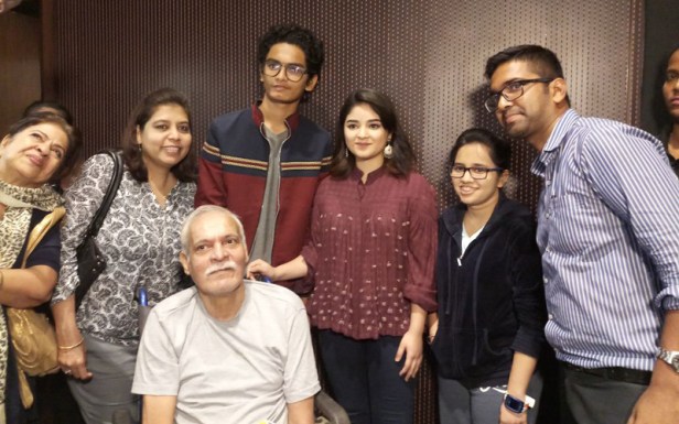Zaira Wasim and Tirth Sharma visit theaters 