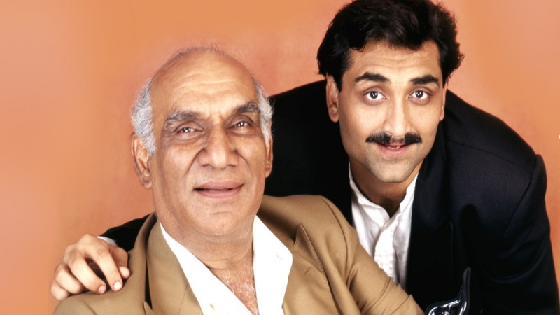Aditya Chopra with father Yash Chopra