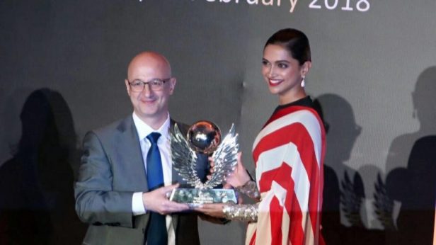 Deepika Padukone honoured by Italian Consulate