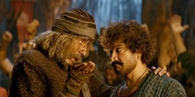 Amitabh Bachchan and Aamir Khan in Thugs of Hindostan