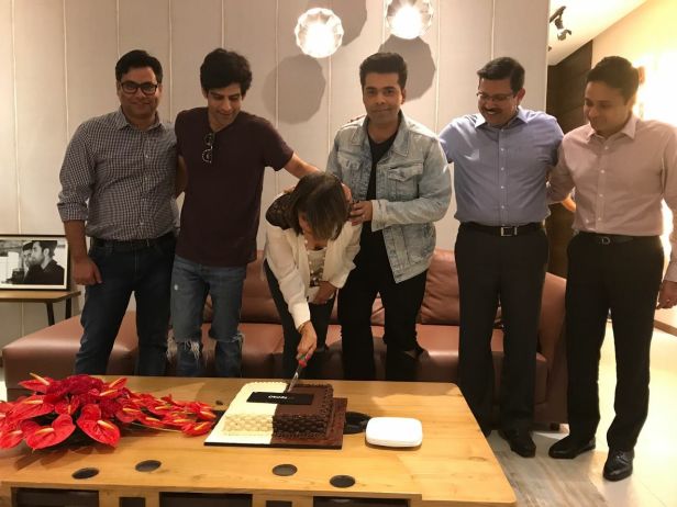 Juno Chopra, Renu Chopra, Karan Johar