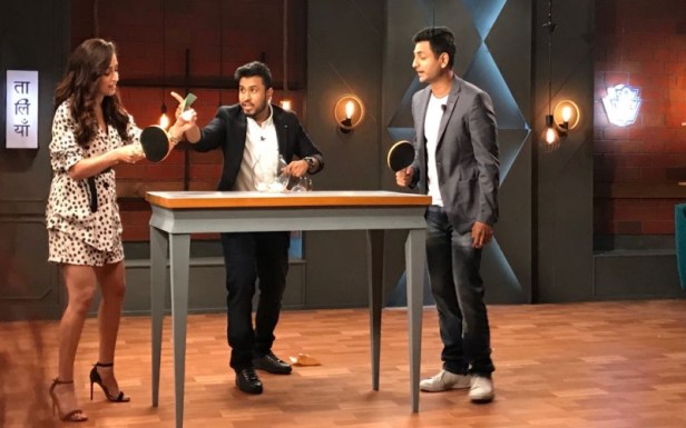 Yami Gautam on sets of Son of Abish with Kenny Sebastian and Abish Mathew 