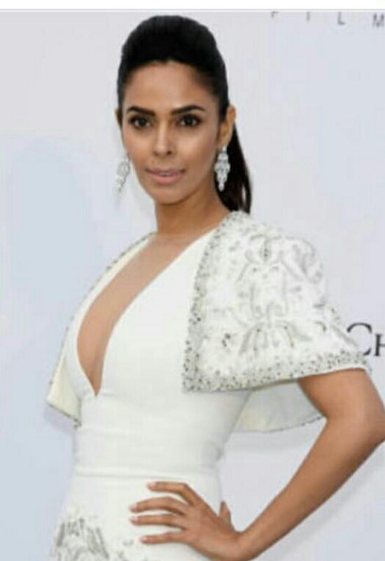 Mallika Sherawat at amfAR gala in Cannes