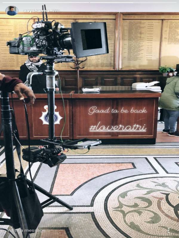 Aayush Sharma and team Loveratri to Kickstart London schedule