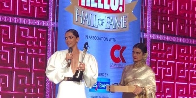 Deepika Padukone receives Entertainer of the year award