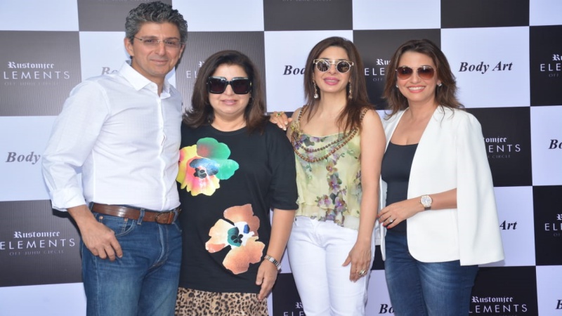 Farah Khan, Nawaz Modi Singhania and Parizad Zorabian at custom-designed gym